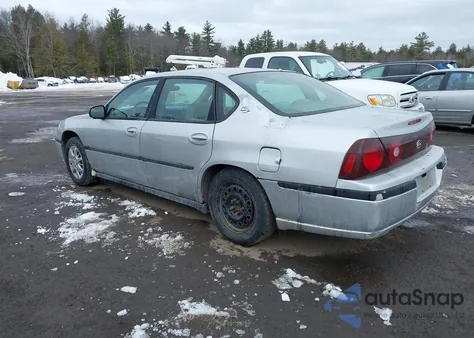 2001 Chevrolet Impala из США, поврежденный, VIN 2G1WF52E519127535